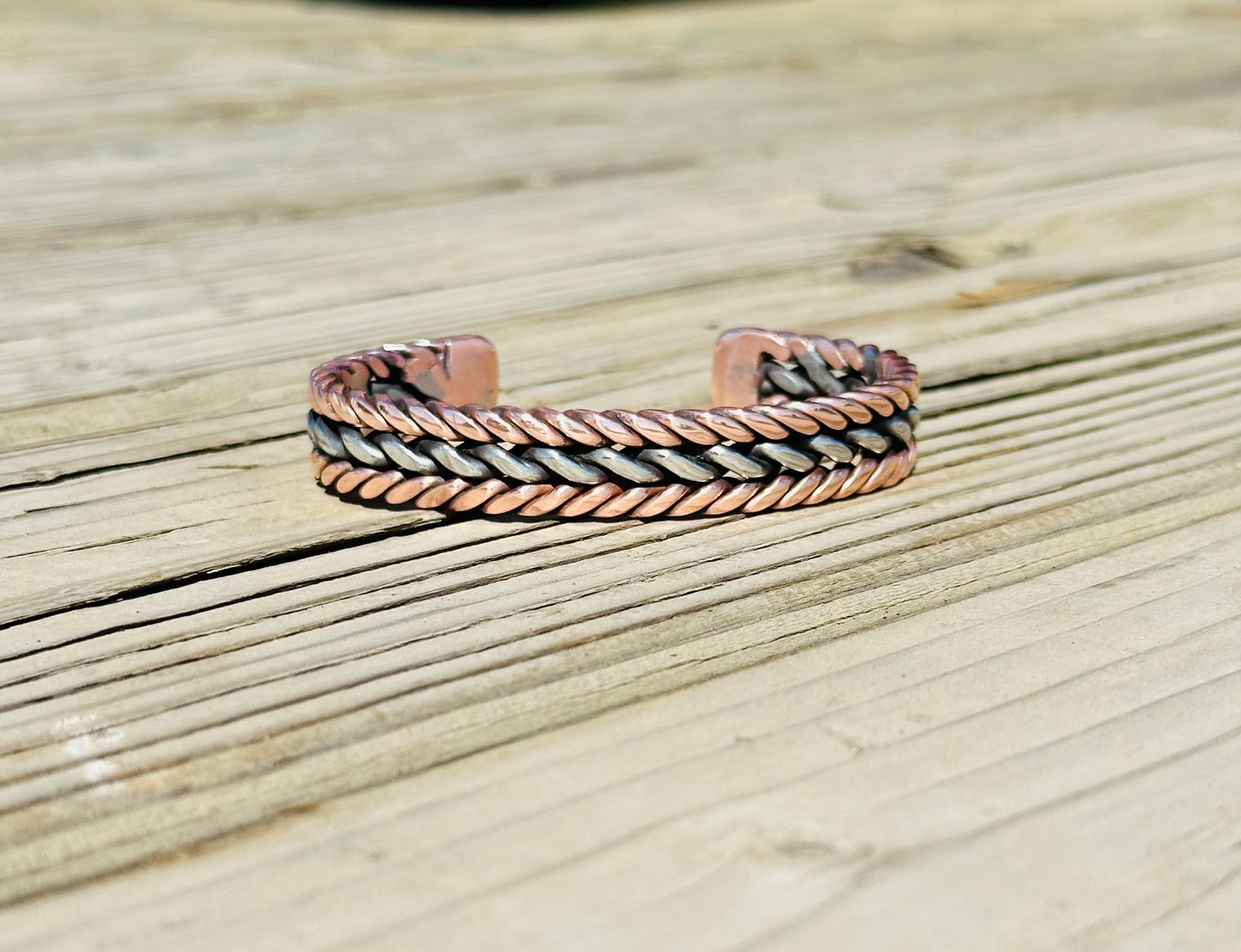 Copper Over Stainless Welder Bracelet
