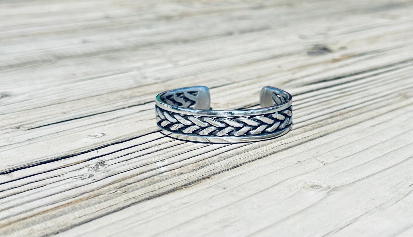 Stainless Steel Braided Welders Bracelet